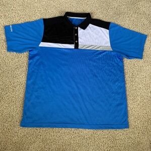 Gold Tri-Mountain Golf /Polo Shirt size XXL